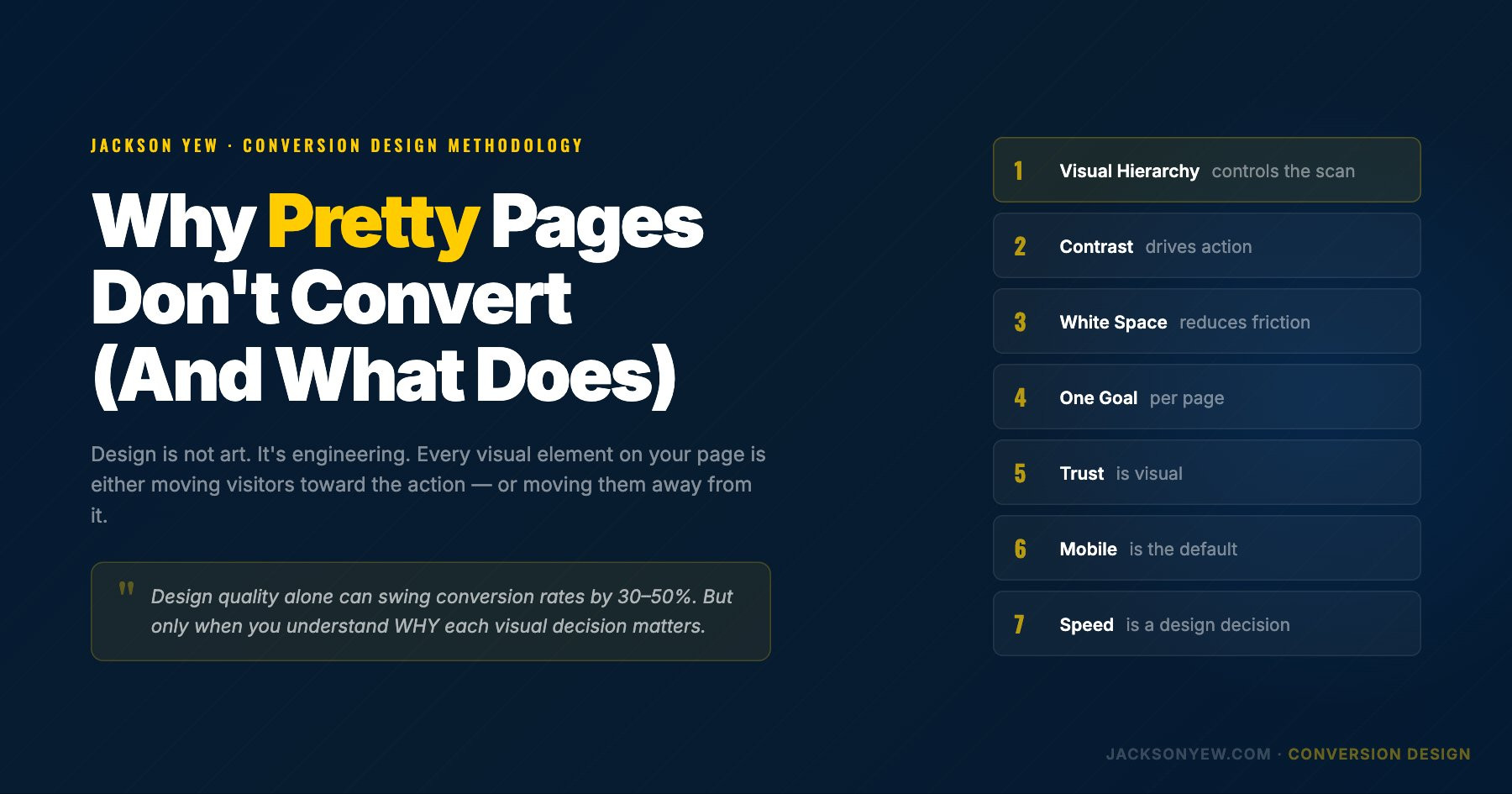 The Complete Guide to Conversion Design: Why Pretty Pages Don't Convert (And What Does)